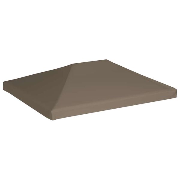 vidaXL Gazebo Top Cover 310 g/m&sup2; 3x4 m Taupe