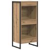 vidaXL Book Cabinet 40 x 30 x 86.5 cm Engineered Wood Artisian Oak