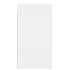 vidaXL Wall Cabinet with Glass Doors White 68x37x68.5 cm