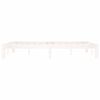 vidaXL Bed Frame without Mattress White Solid Wood Pine 140x200cm