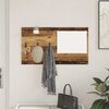 vidaXL Wall-Mounted Coat Rack Old Wood 90 x 10 x 50 cm Engineered wood
