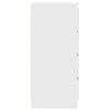vidaXL Sideboard White 37.5x35x76 cm Engineered Wood