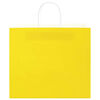 vidaXL Paper Bags 250 pcs with Handles Yellow 32x22x28 cm