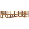 vidaXL Outdoor Sofa Set 6 pcs Natural Solid Acacia Wood
