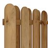 vidaXL Hit and Miss Fence Panel Pinewood 180x180 cm