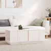 vidaXL Coffee Table White 110x50x40 cm Solid Wood Pine