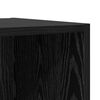 vidaXL TV Cabinet Set Wall-mounted 4 pcs Black Oak Engineered Wood
