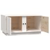 vidaXL Coffee Table White 80x50x40 cm Solid Wood Pine