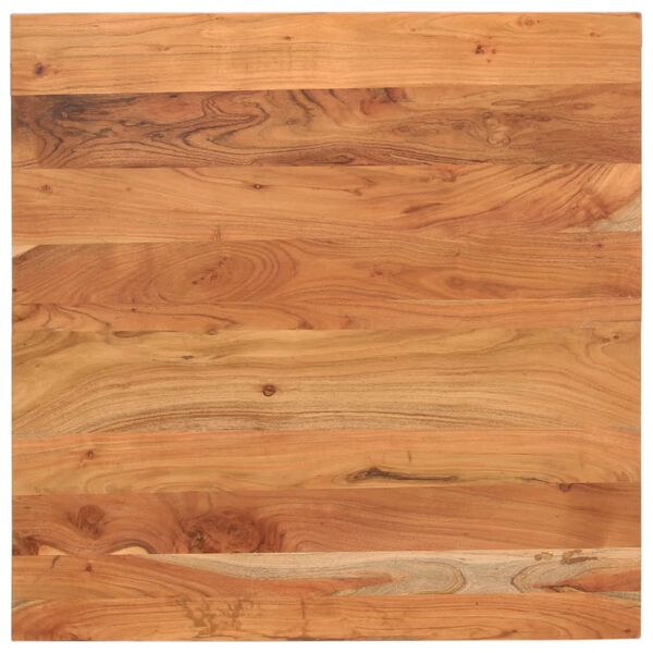 vidaXL Table Top 80x80x2.5 cm Square Solid Wood Acacia