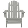 vidaXL Garden Chair Wood Grey
