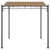 vidaXL Canopy Taupe 2x2.3 m 180 g/m&sup2; Fabric and Steel