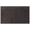 vidaXL Rug Rectangular Dark Brown60x100 cm Bamboo