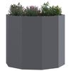 vidaXL Planter Anthracite 60 x 60 x 50 cm Steel