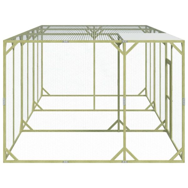 vidaXL Chicken Coop 600x300x200 cm Impregnated Solid Wood Pine