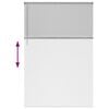vidaXL Venetian Blinds Height Adjustable Silver 220 x 140 cm Aluminium