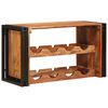 vidaXL Wine Rack Brown 80 x 45 x 33 cm Solid Acacia Wood