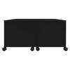 vidaXL Coffee Table Black 75x75x38 cm Engineered Wood