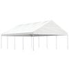 vidaXL Gazebo with Roof White 8,92x5,88x3,75 m Polyethylene