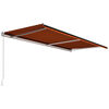 vidaXL Manual Retractable Awning 600x300 cm Orange and Brown