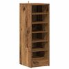 vidaXL Shoe Cabinet 32 x 35 x 92 cm Old Wood 6 shelves