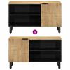 vidaXL TV Cabinet Brown 80x31.5x46 cm Solid Wood Mango