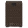 vidaXL Propane Tank Cover Table Brown 40x40x60 cm Poly Rattan