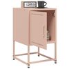 vidaXL Bedside Cabinet Pink 36x39x60.5 cm Steel