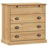 vidaXL Highboard VIGO 80x40x176 cm Solid Wood Pine