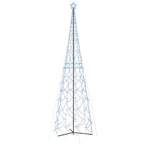 vidaXL Christmas Cone Tree Blue 3000 LEDs 230x800 cm
