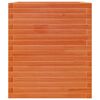 vidaXL Garden Planter Wax Brown 60x60x68.5 cm Solid Wood Pine