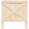 vidaXL Headboard 100x104 cm Solid Wood Pine