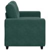 vidaXL Sofa 120cm Dark Green Poly velvet