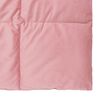 vidaXL Full Year Duvet Quilted Pink 140 x 200 cm Microfiber