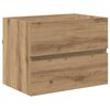 vidaXL Bathroom Furniture Set with Drawer 2 pcs Artisan Oak