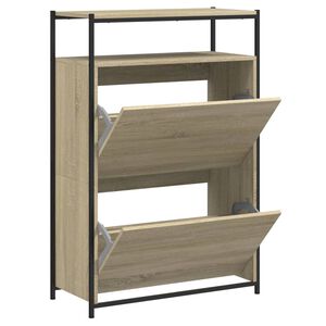 vidaXL Shoe Cabinet Sonoma Oak 0