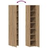 vidaXL Highboard 2 pcs Artisan Oak 30 x 42.5 x 185 cm