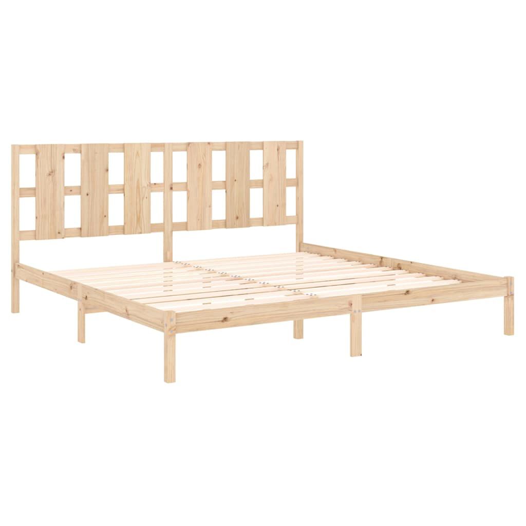 vidaXL Bed Frame without Mattress 200x200 cm Solid Wood Pine