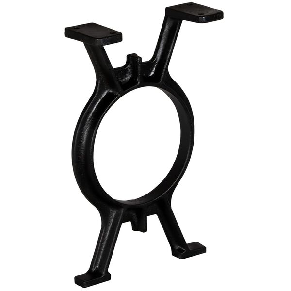 vidaXL Bench Legs 2 pcs O-Frame Cast Iron