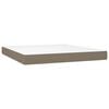 vidaXL Pocket Spring Bed Mattress Taupe 180x200x20 cm Fabric
