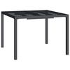 vidaXL Garden Table Anthracite 100x100x72 cm Steel