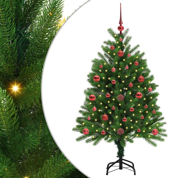 vidaXL Christmas Tree with 150 LEDs with Stand Green 120 cm PE