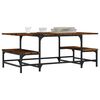vidaXL Coffee Table Smoked Oak 100x50.5x40 cm Engineered Wood
