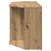 vidaXL Corner LED TV Cabinet Wall-mounted Artisan Oak 100 x 40 x 50 cm