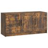 vidaXL TV Cabinet Smoked Oak 99 x 34.5 x 47 cm Engineered Wood