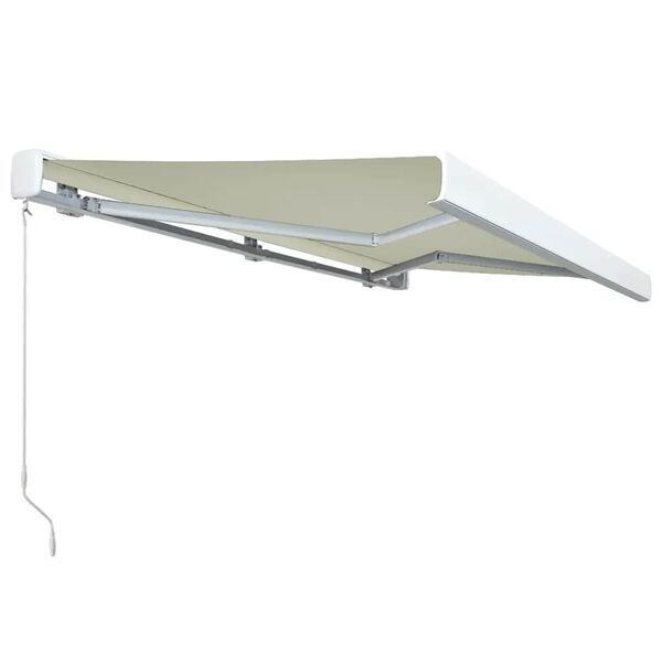 vidaXL Manual Cassette Awning 300x250 cm Cream