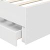 vidaXL Bed Frame with Headboard White 75 x 190 cm Engineered Wood