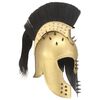 vidaXL Greek Warrior Helmet Antique Replica LARP Brass Steel