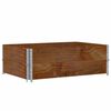 vidaXL Pallet Collars 2 pcs Brown 120x80 cm Solid Wood Pine