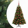 vidaXL Artificial Christmas Tree with Bauble 150 cm 150 LEDs