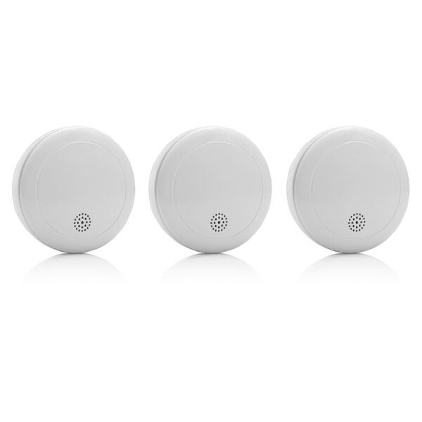 Smartwares Smoke Alarms 3 pcs 10,6x10,6x3,6 cm White